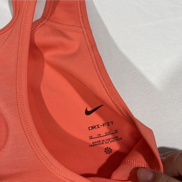 NEW Nike [ XS ] Swoosh‎ Iconoclash Sports Bra in Magic Ember/ Crimson Bliss - Picture 8 of 11